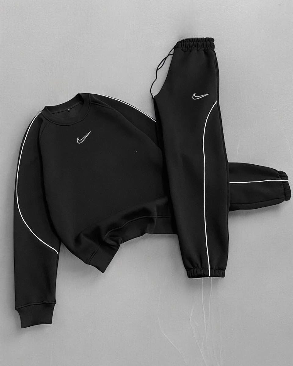 طقم رياضي رجالي مميز بتصميم عصري (Sweatshirt & Jogger Set)