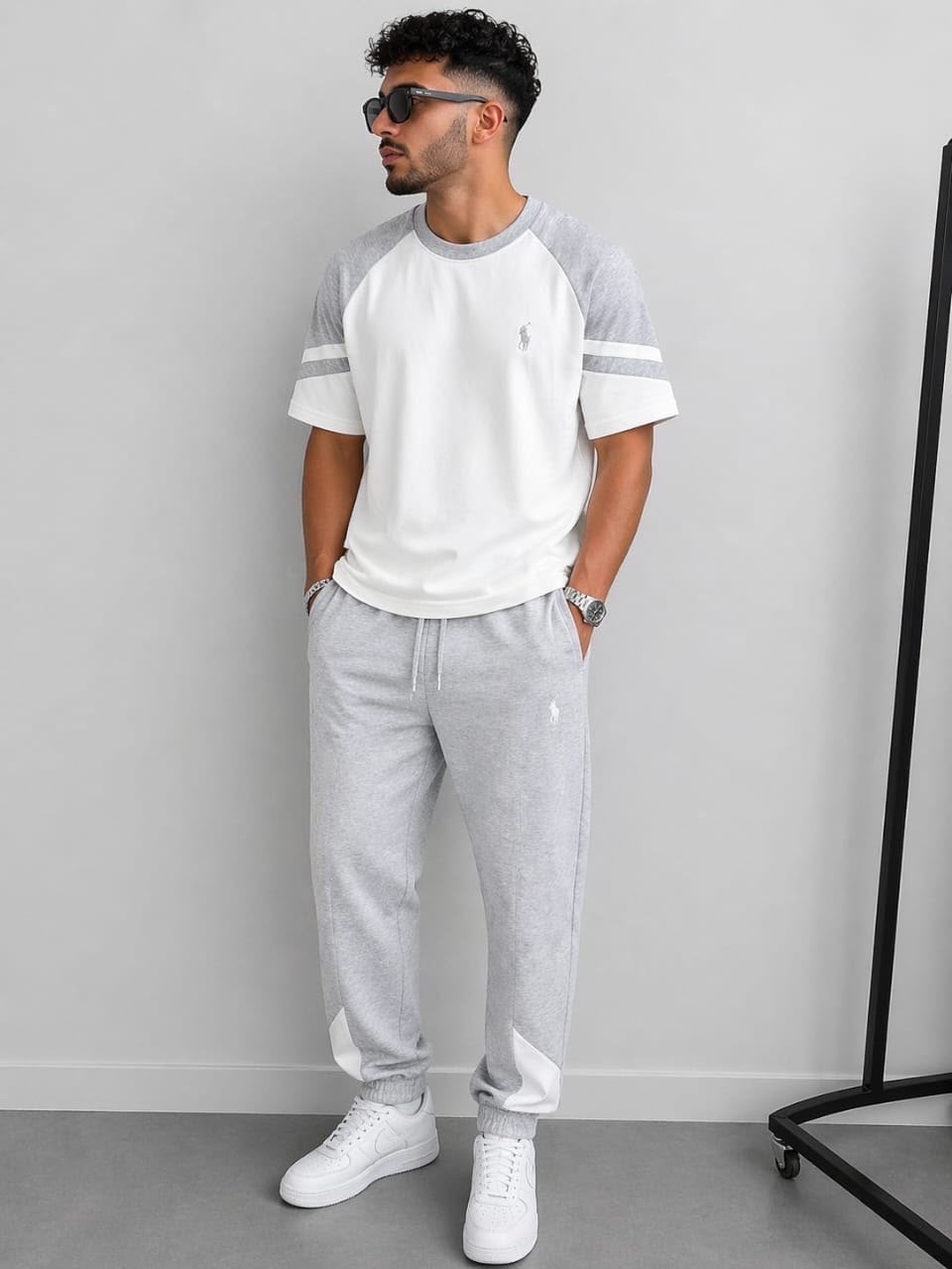 طقم صيفي رجالي عصري (Polo Casual Summer Set)