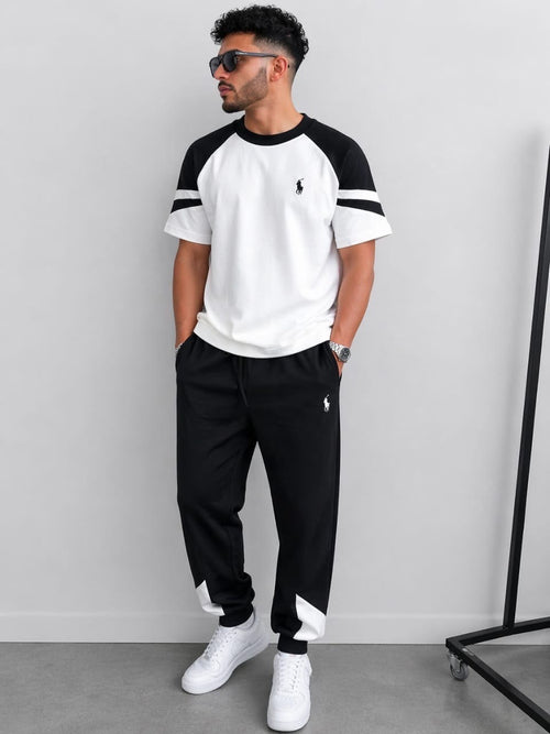 طقم صيفي رجالي عصري (Polo Casual Summer Set)
